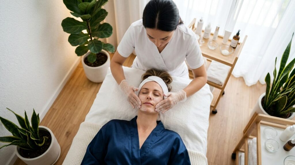 Overhead shot of a female business leader receiving a profes